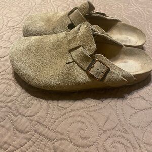 Birkenstock boston clog EUC